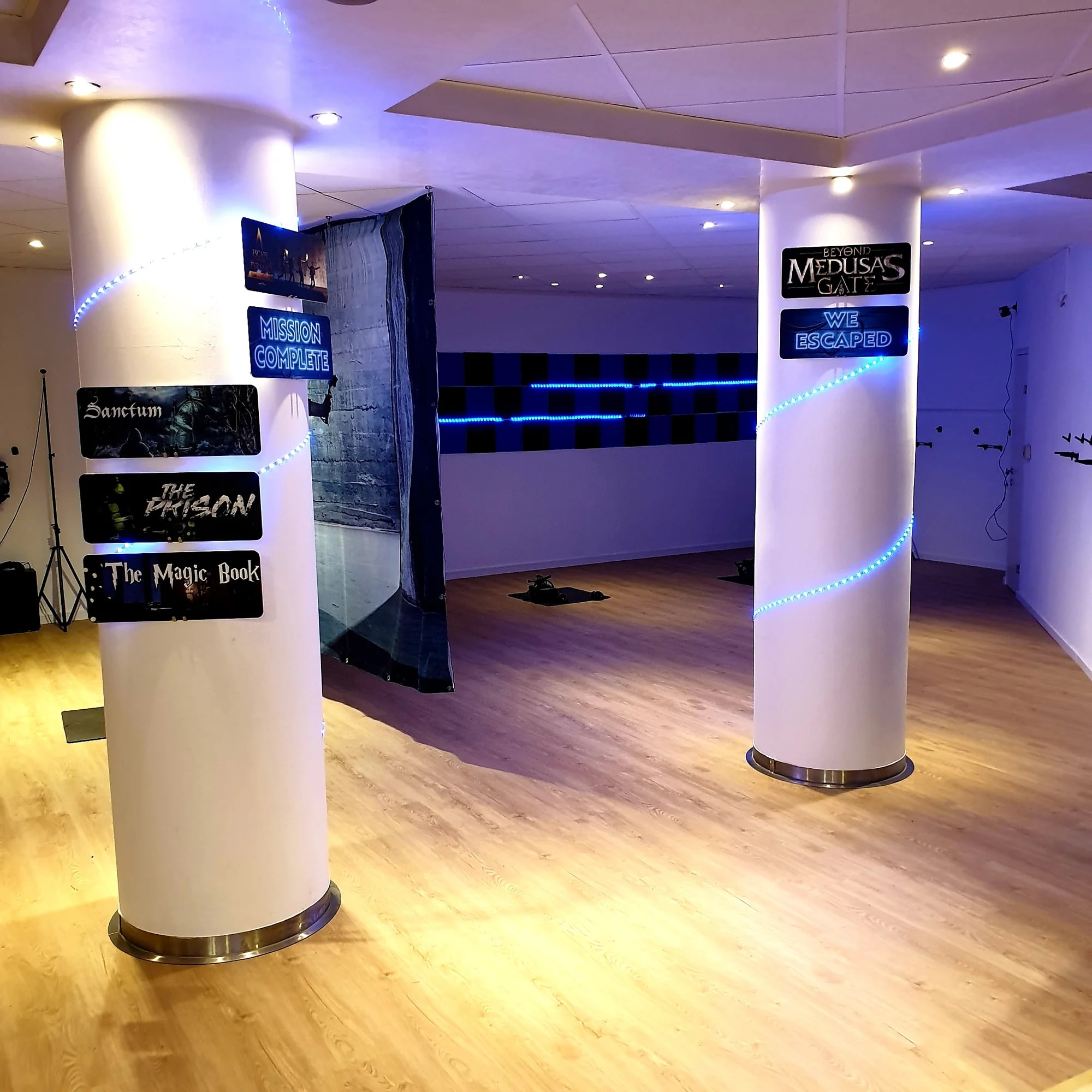 Empfang und Spielraum bei Virtual Escape